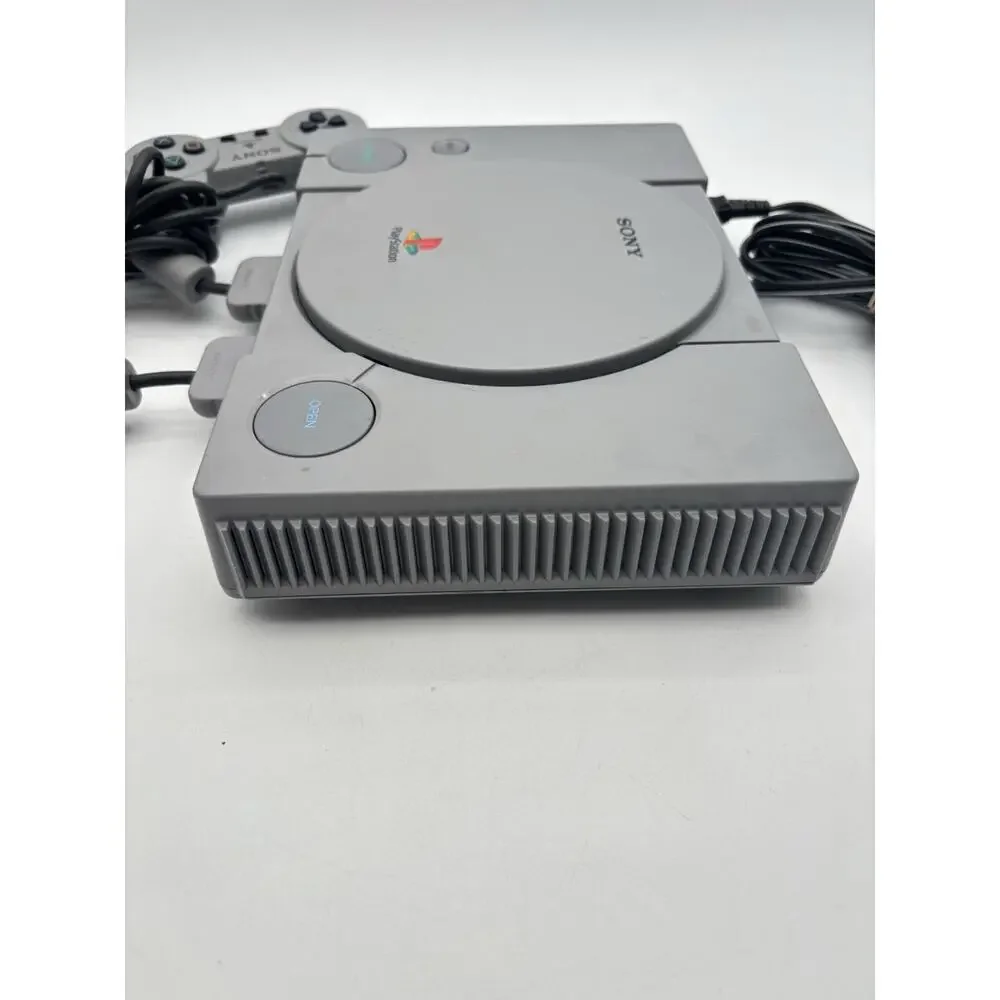 Sony PlayStation Game Console and controllers SCPH-1001 For Parts And Repair
